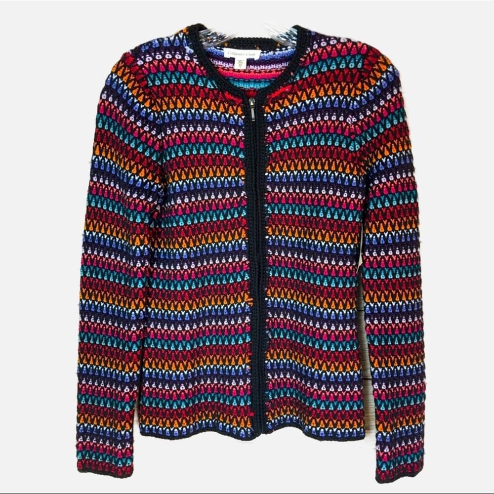 NWT Coldwater Creek Holiday Brights Cardig…